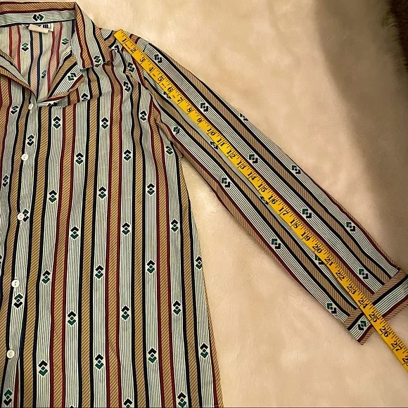 VINTAGE 70s ACT III BUTTON DOWN SHIRT - Picture 14 of 16